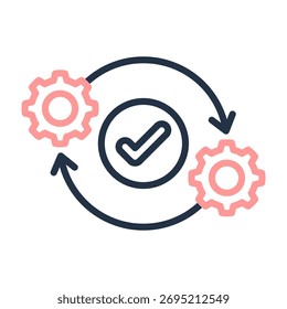 Ilustración vectorial de diseño de color de línea de iconos de ejecución