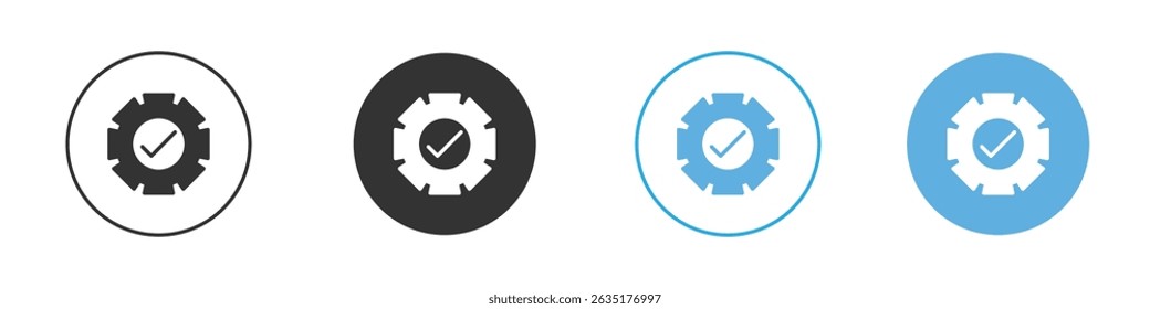 Execution icon Editable flat style, illustration icons