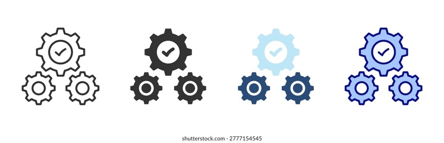 Execution Icon Set. Designed In Multi Style