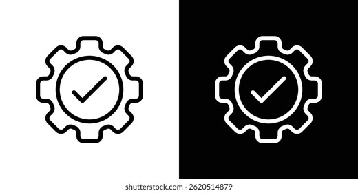 Execution icon vector, illustration logo template in trendy style