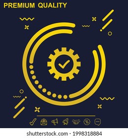 execution icon vector illustration - modern design