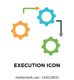 Execution icon vector isolated on white background, Execution transparent sign