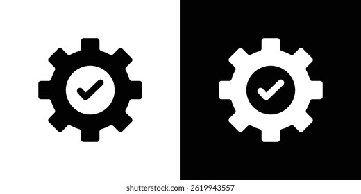 Execution icon vector, solid logo illustration, pictogram