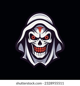 Executioner head vector logo design template for e-sport logo design