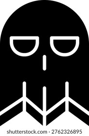 Executioner Line Icon Vector Design