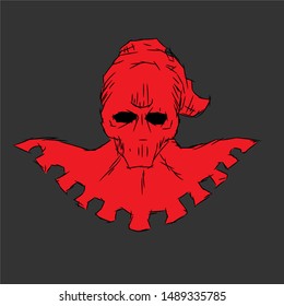 Executioner. Vector image. Halloween costume