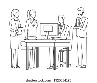 executive business cartoon