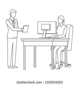 executive business cartoon