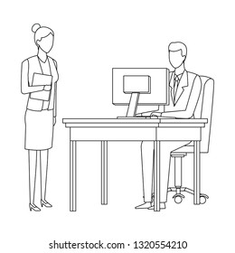 executive business cartoon