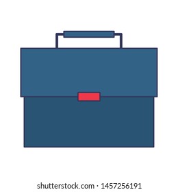 executive business finance suitcase cartoon vector illustration graphic design