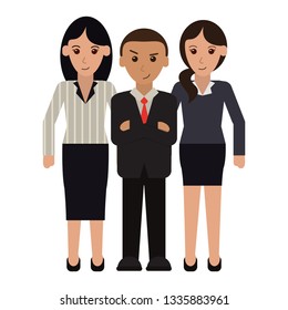 Executive business teamwork