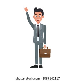 Executive businessman cartoon
