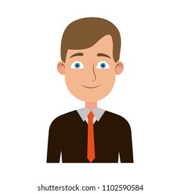 Executive businessman cartoon