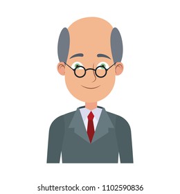 Executive businessman cartoon