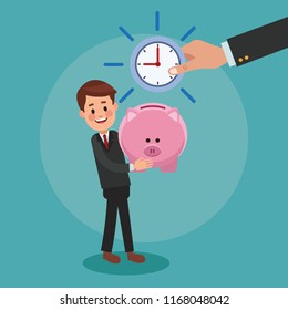 Executive businessman cartoon