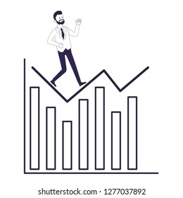 executive businessman cartoon