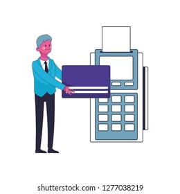 executive businessman cartoon