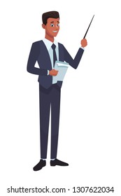 executive businessman cartoon