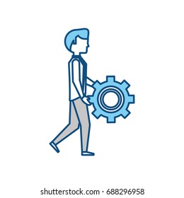 Executive businessman cartoon