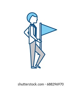 Executive businessman cartoon