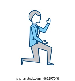 Executive businessman cartoon