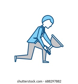 Executive businessman cartoon