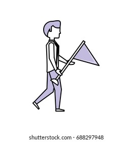 Executive businessman cartoon