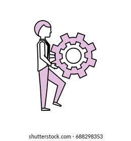 Executive businessman cartoon