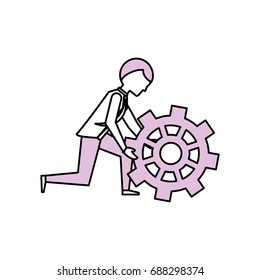 Executive businessman cartoon