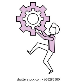 Executive businessman cartoon