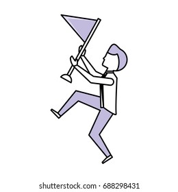 Executive businessman cartoon