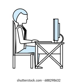 Executive businessman cartoon