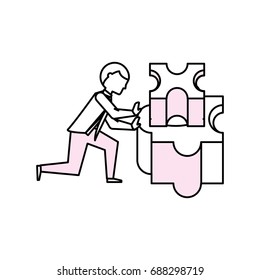Executive businessman cartoon
