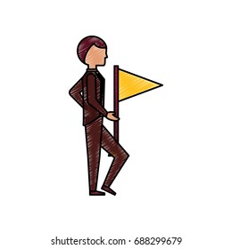 Executive businessman cartoon