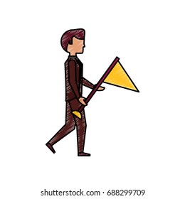 Executive businessman cartoon