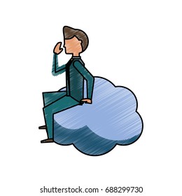 Executive businessman cartoon