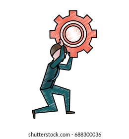 Executive businessman cartoon