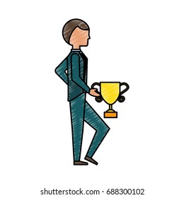 Executive businessman cartoon