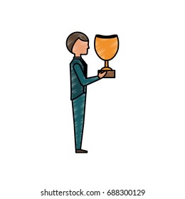 Executive businessman cartoon