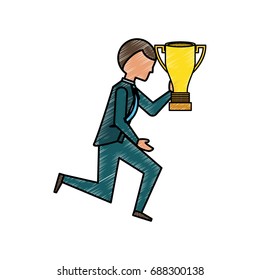 Executive businessman cartoon