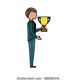 Executive businessman cartoon