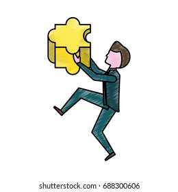 Executive businessman cartoon