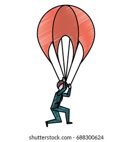 Executive businessman cartoon