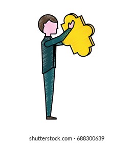 Executive businessman cartoon