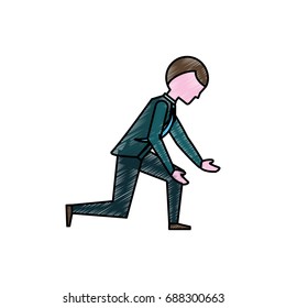 Executive businessman cartoon
