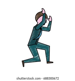 Executive businessman cartoon