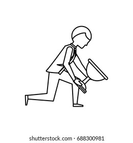Executive businessman cartoon