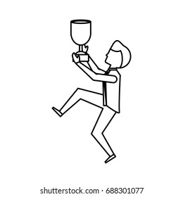 Executive businessman cartoon