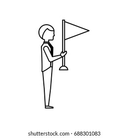 Executive businessman cartoon