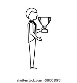 Executive businessman cartoon